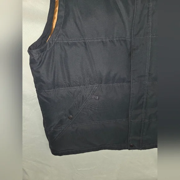 Eddie Bauer Dark Blue Quilted Vest - Picture 3 of 10